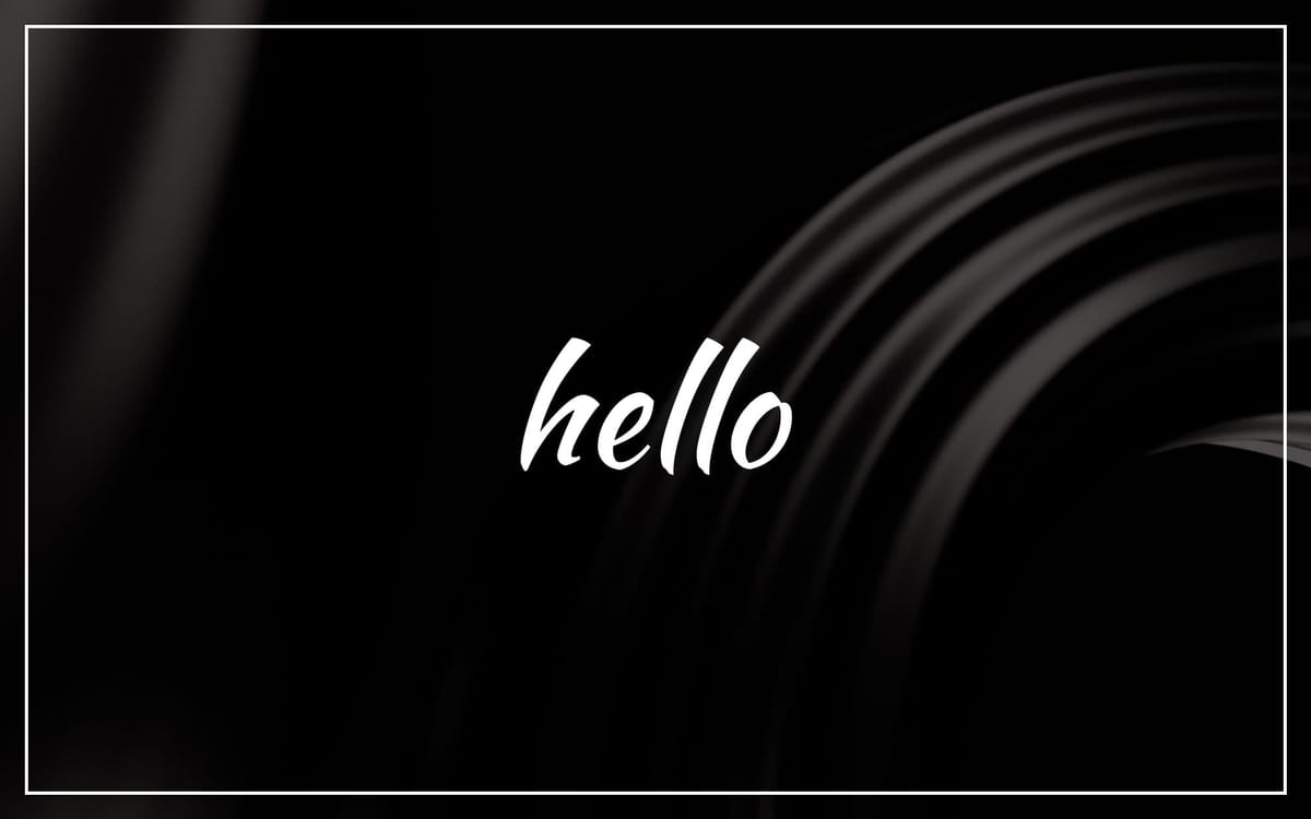 Welcome to New Identity